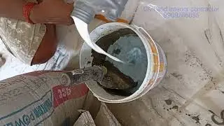 Dr. Fixit URP chemical using for water proofing