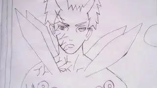 how to draw obito uchiha in god level #drawingyt  #animedrawing