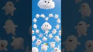 Одинокое облако находит друзей ☁️