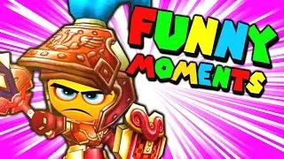 Happy Wars Funny Moments - Backdooring Bot