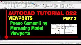 AutoCad Tutorial 022 - VIEWPORTS (PART 3)