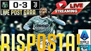 Sassuolo - JUVENTUS 0-3 | BEL TRIS COL SASSUOLO!!! RISPOSTA, SI VINCE & CONVINCE!!! | LIVE POST GARA