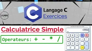 Langage C_Exercices: Programmer Une Simple Calculatrice - الدارجة المغربية
