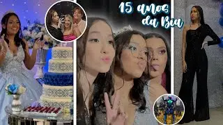 VLOG: FESTA DE 15 ANOS DA BIA GAMER! 🩵🪩