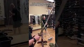 Cutting with the Unwavering Grace #katana , a Christian Themed #samurai #sword