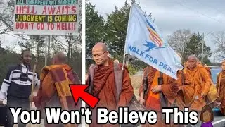 He Went Viral For Doing This During The Buddhist Monks Walk For Peace. 