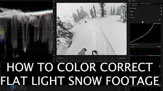 Color Correct Flat Light Snow Footage like a Video Editing PRO