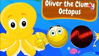 Oliver the clumsy octopus.🐙 Oliver the Clumsy Octopus 🌊 story ror kids.