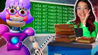 Roblox - A PROFESSORA ASSUSTADORA VOLTOU (Escape Miss Ani-Tron&acute;s Detention) | Luluca Games
