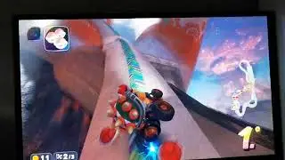 MKW Bowser (Piloto) pro en Caverna Ósea (Carrera VS 150cc) 