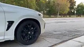 2020 BMW X3M Competition with Akrapovic muffler and midpipe