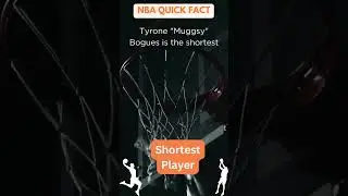 Vertical Limit: Unveiling the NBA's Shortest Player of All Time! 🏀📏#nba #facts