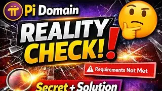 🌟Pi Domain Complete Guide | Requirements Not Met Error | PI NETWORK NEW UPDATE | PI PRICE PRIDICTION