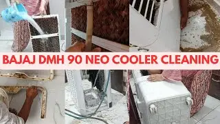 Bajaj DMH 90 Neo 90L Desert Air Cooler Cleaning⚡Bajaj DMH Cooler Pump Cleaning [Detailed Cleaning] 🪥