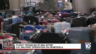 Flight cancellations cause travel mess at Miami International Airport following Maduro capture