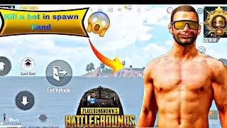 Finding a bot in spawn iland | Pubg mobile challenge 😈 || kill a bot