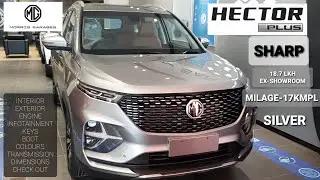 THE ALL NEW MG HECTOR PLUS (SHARP) 2020 EDITION BS6 TURBO DIESEL WALKAROUND REVIEW