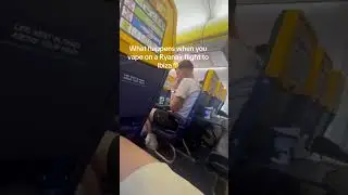 Man Gets Kicked Off A Ryanair Flight To Ibiza For Vaping #shorts