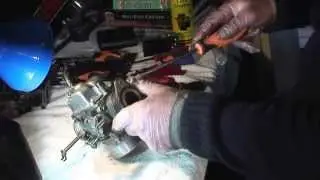 HONDA SUPERDREAM  CARB STRIP AND CLEAN