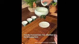 Traditional Chinese tea-processing techniques: Making tea