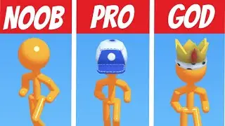 NOOB vs PRO vs HACKER vs GOD in TALL MAN RUN