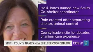 Holli Jones named new Smith County Animal Shelter coordinator following department restructuring  Ca