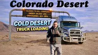 Truck Loading in a AMERICA REMOTE COLD DESERT | SUNSAAN COLORADO | 817