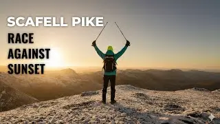 ⚔️ Scafell Pike Winter: Sunset Deadline on England's Highest (Crampons ON!)
