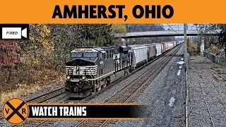 Amherst, Ohio, USA - LIVE Train Feed (Fixed)