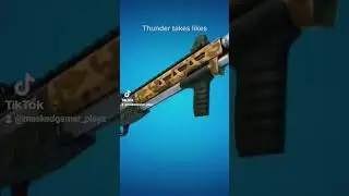 Thunder all the way #shorts #fake #maskedgamer #fortnite