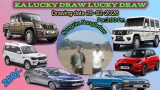 Ka lucky draw Bolero Camper Brand new/ Tarik,ka por bad ka jaka sngap kane ka jingpynshai