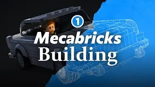 LEGO 007 Aston Martin DB5 (Timelapse) | Building in Mecabricks