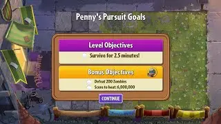 PvZ 2, Penny's Pursuit: Event 82, Level 1 (Week 101), Extra Hot (3 Chilies), All Objectives!