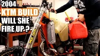 KTM 300 build part 20: Dirt bike first start after rebuild. Will she fire up ?