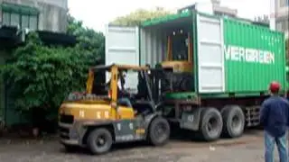 Drawing Machine & Annealer Load Into Container