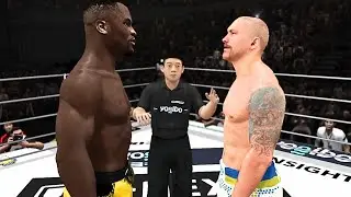 Francis Ngannou vs Oleksandr Usyk FULL FIGHT | UFC Undisputed Forever AI Simulation Gameplay