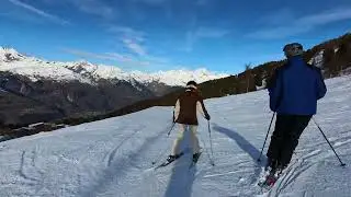 POV Arc 1800 ➡️ Arc 1600 traversée à ski