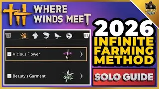 SOLO INFINITE UPGRADE MATERIALS FARM LOOP in Where Winds Meet!