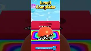 8192 ORANGE SHOCK 😱🟠 | 4096 Red ➡ 2048 Rainbow | Ball Run 2048 #shorts