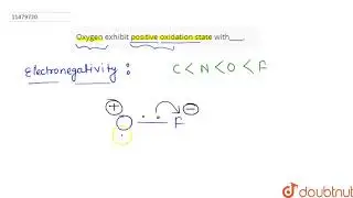 Oxygen exhibit positive oxidation state with____.