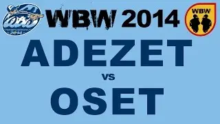 Oset 🆚 Adezet 🎤 WBW 2014 Warszawa (freestyle rap battle)