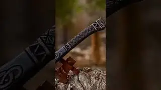 Viking carbon steel axe.Personalized Gift | Gift for dad | Gift for Boyfriend | Wedding Gift