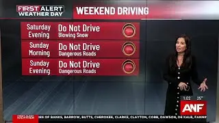 First Alert Weather: With snow falling, here's when you should and should not drive