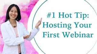 Hot tip for hosting your first webinar (acupuncture marketing), *chiro marketing* naturopathic tips