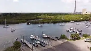 djimavicmini Anclot river park boat ramp pasco county florida drone footage