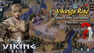 VIKING RISE TROOPS AND GATHRING STRATEGY | VIKING RISE GAMEPLAY IN HINDI