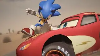 Sonic vs Lightning McQueen! (Sonic The Hedgehog vs Cars) | EPIC 3D ANIMATION