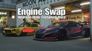 GT7 Engine Swap: Honda NSX Gr.4 with LS7 Rampage 1104HP Swap | Update 1.46