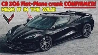 C8 Corvette Z06 flat-plane crank engine CONFIRMED! Video proof taken while testing!