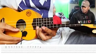 Percuma Melodi Ukelele (tiktok meme song) Ukelele tabs